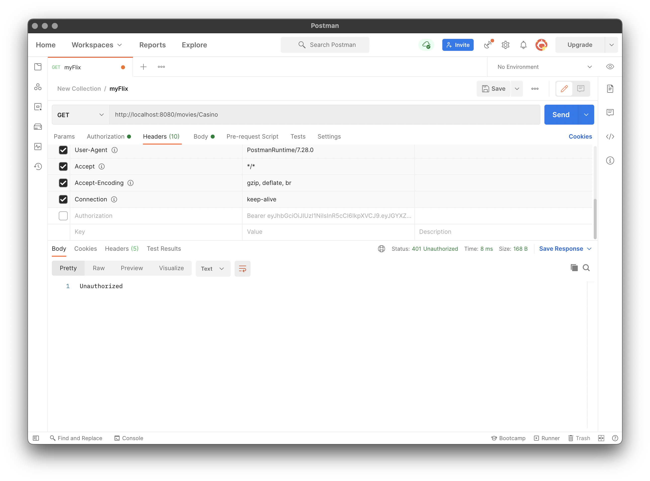 photo of Postman Screenshot